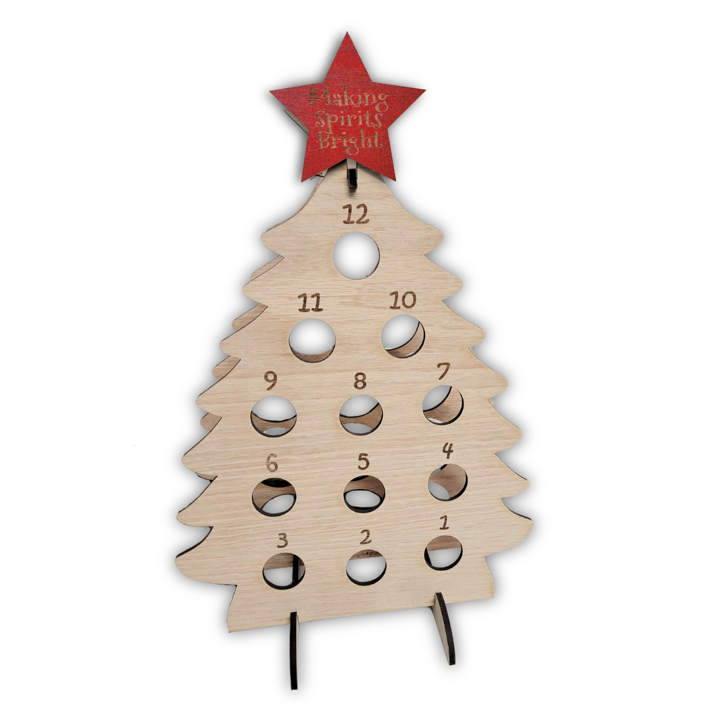 BOHO Adult Advent Calendar Mini Wine Tree