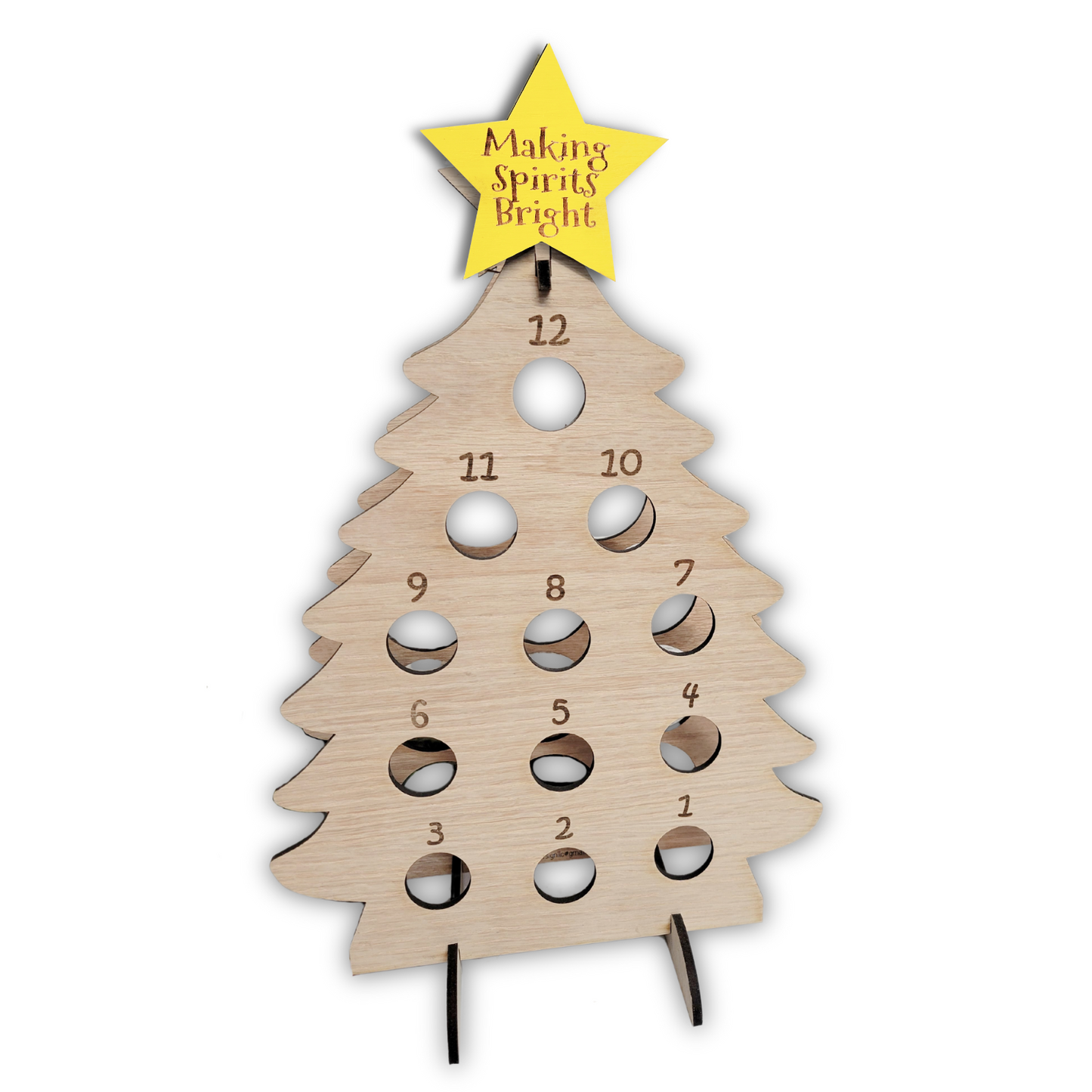 BOHO Adult Advent Calendar Mini Wine Tree