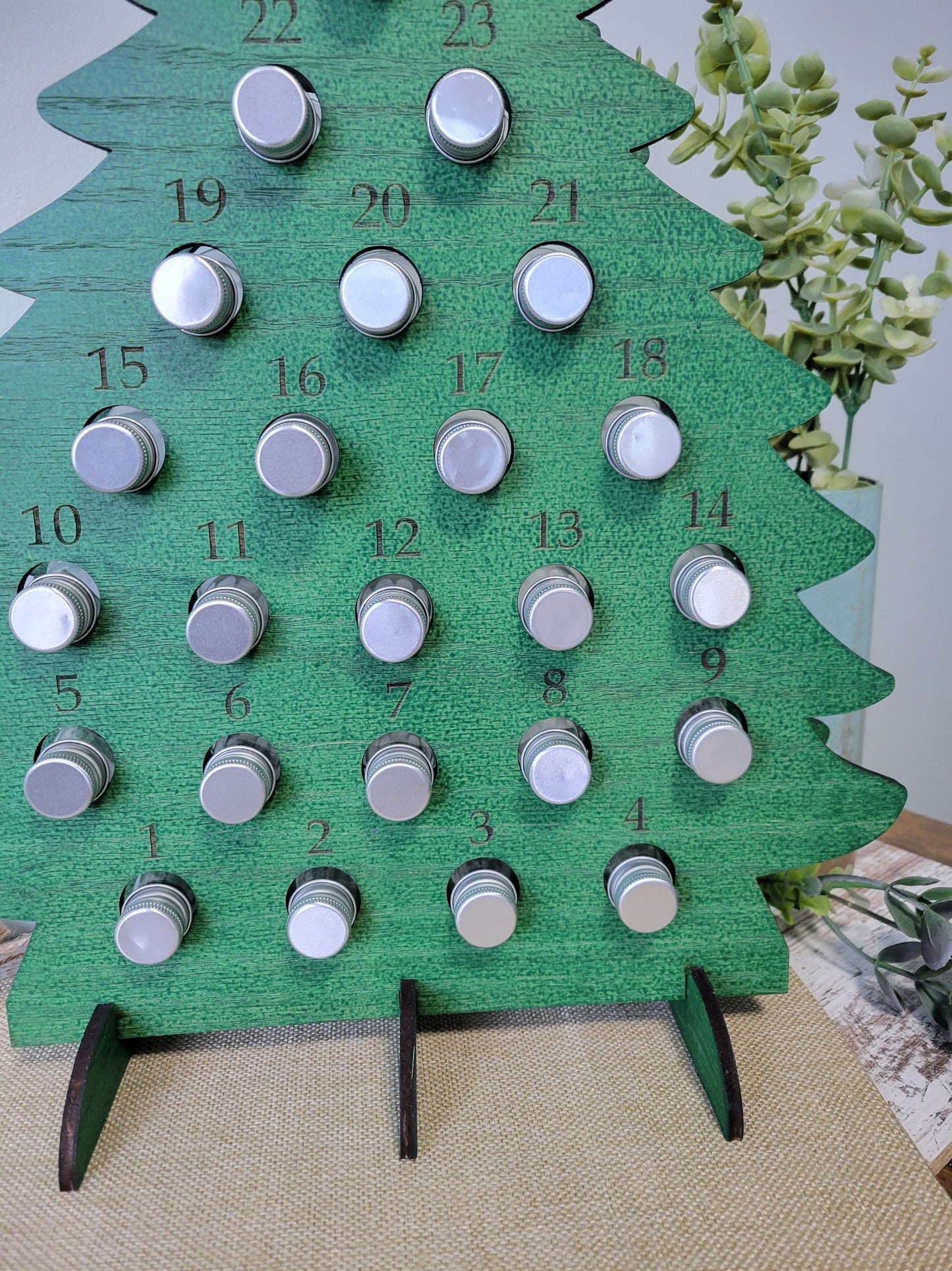 Large Adult Advent Christmas Calendar for Mini Liquor Bottles