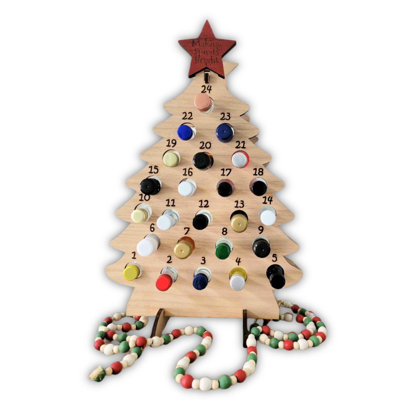 Adult Advent Christmas Calendar for Mini Liquor Bottles