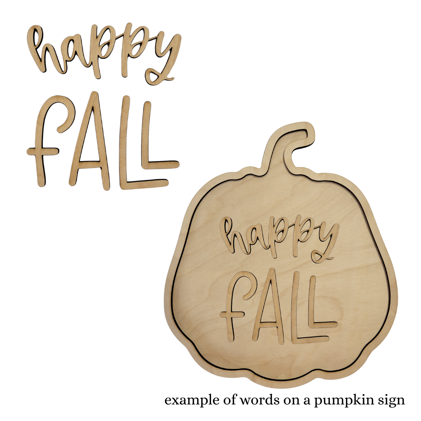 Fall Pumpkin Sign DIY Craft Project