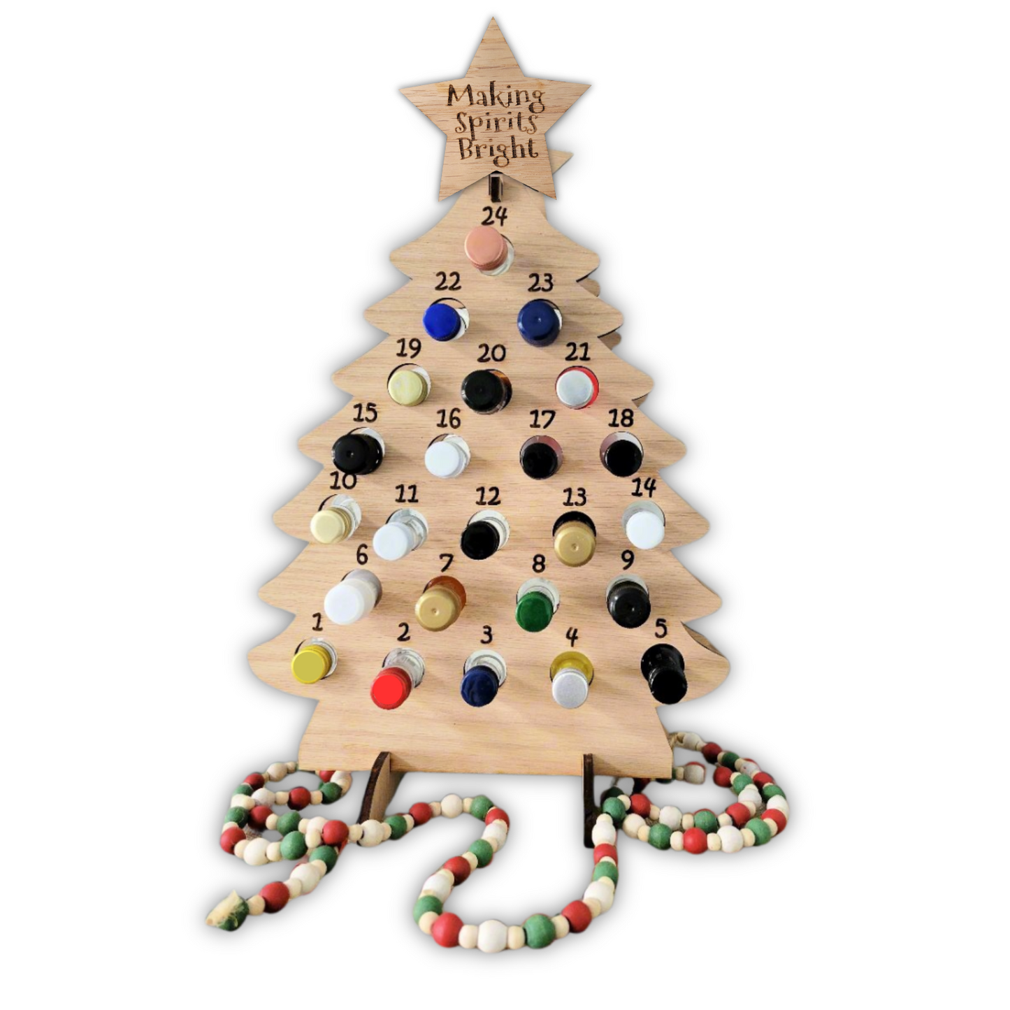 Adult Advent Christmas Calendar for Mini Liquor Bottles