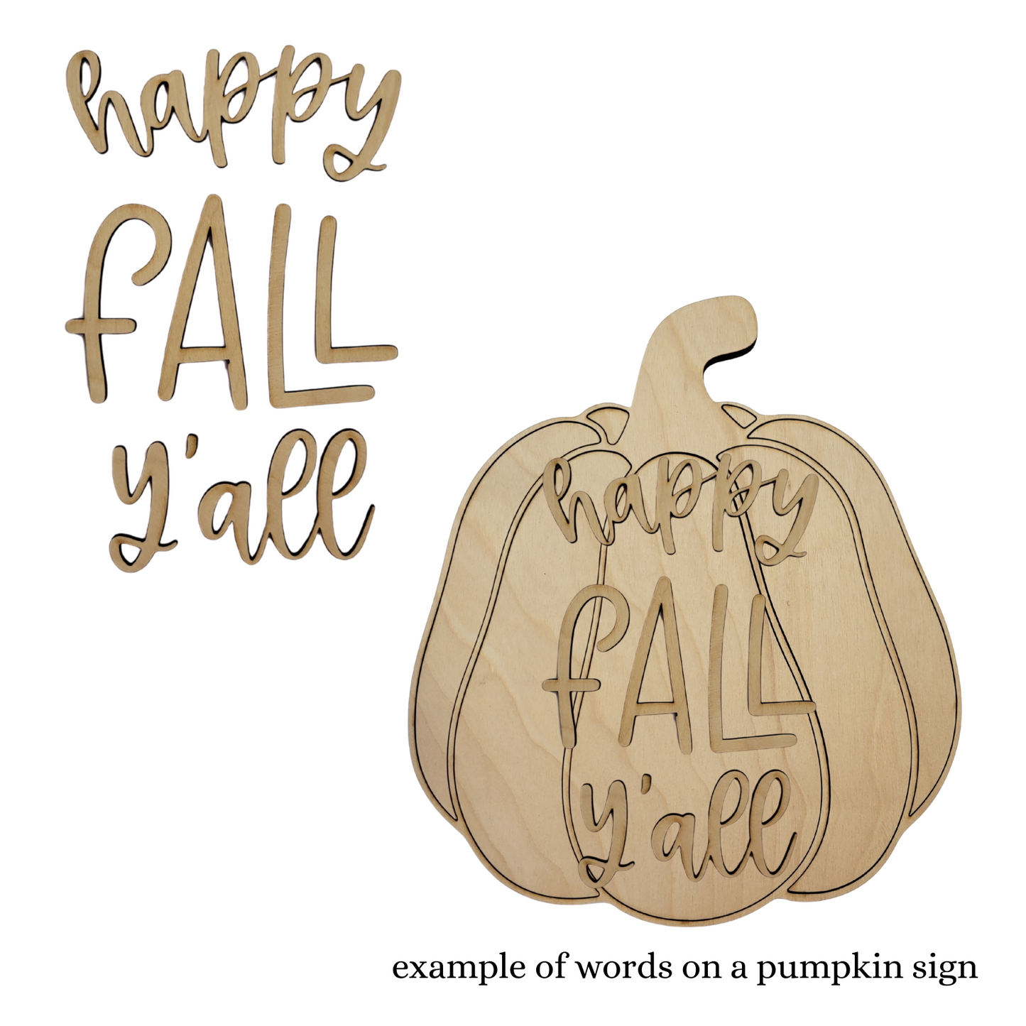 Fall Pumpkin Sign DIY Craft Project