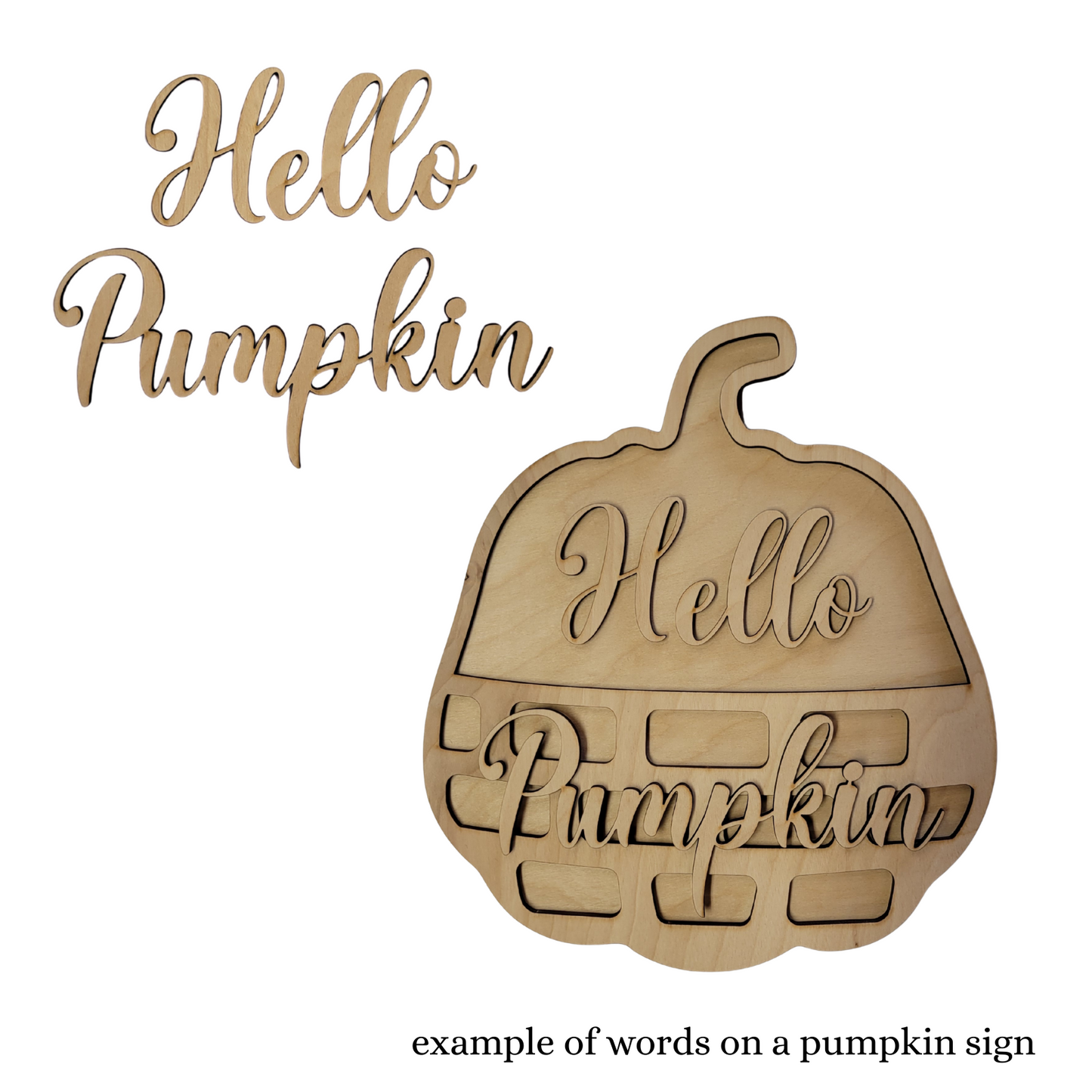 Fall Pumpkin Sign DIY Craft Project