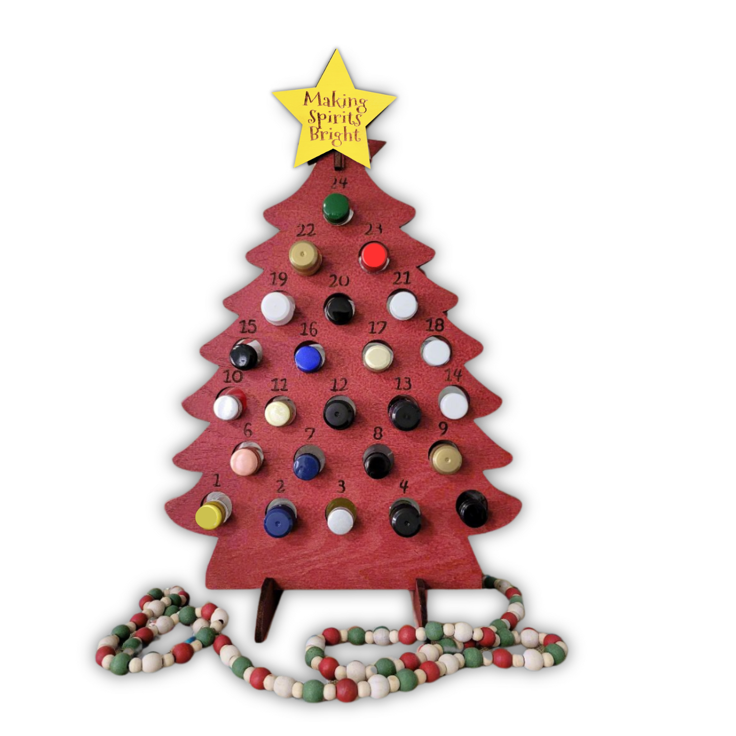 Adult Advent Christmas Calendar for Mini Liquor Bottles
