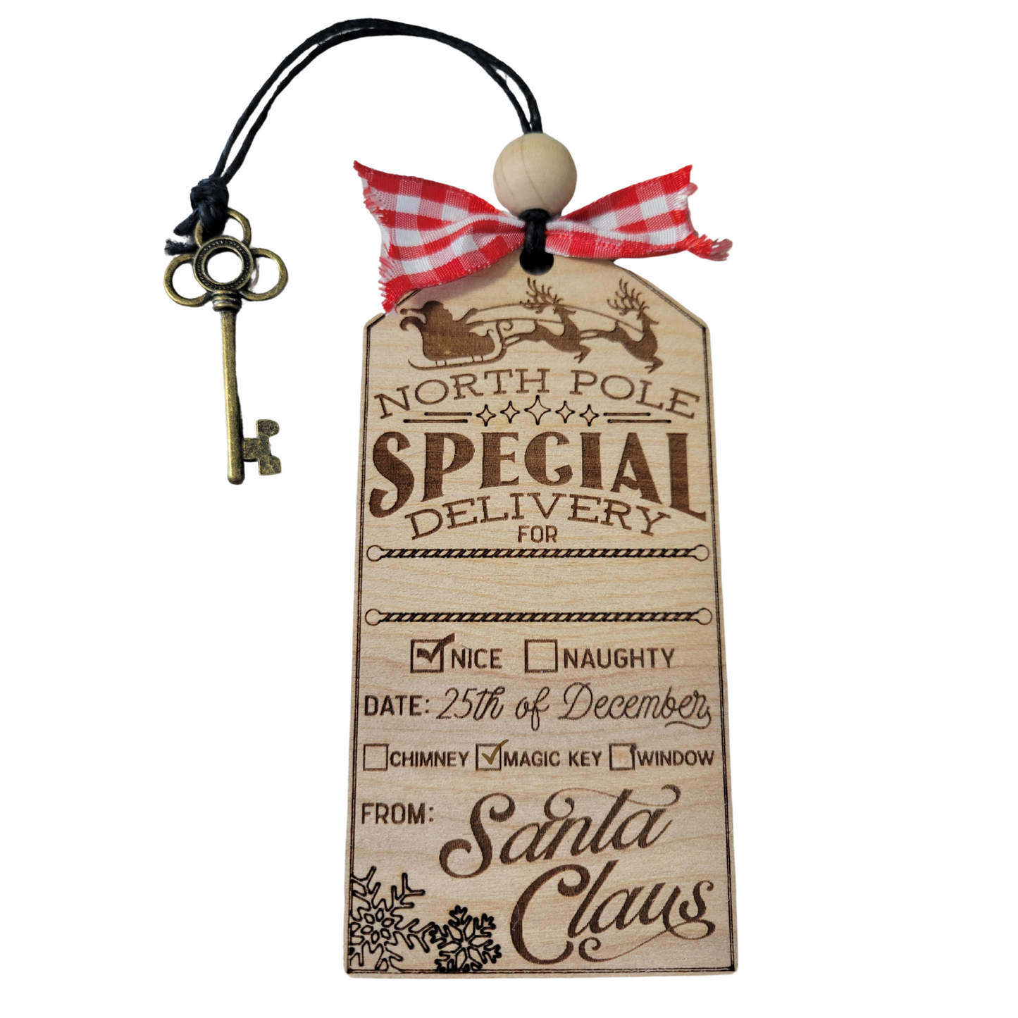 Personalized Special Delivery Stocking Gift Tag