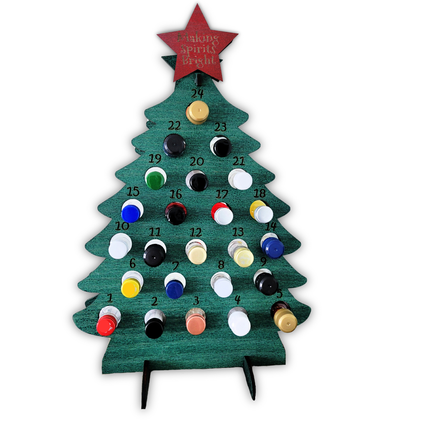 Adult Advent Christmas Calendar for Mini Liquor Bottles
