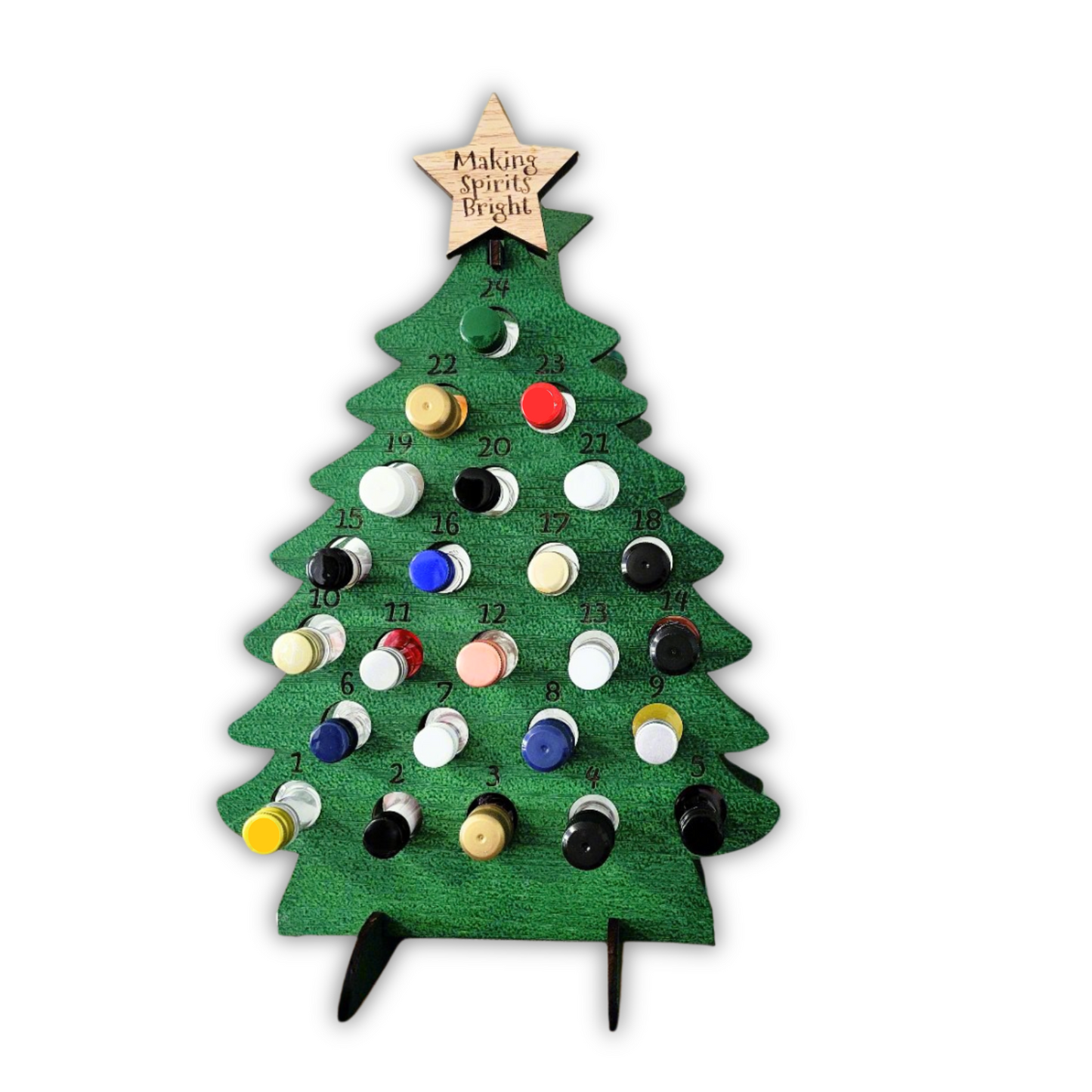 Adult Advent Christmas Calendar for Mini Liquor Bottles