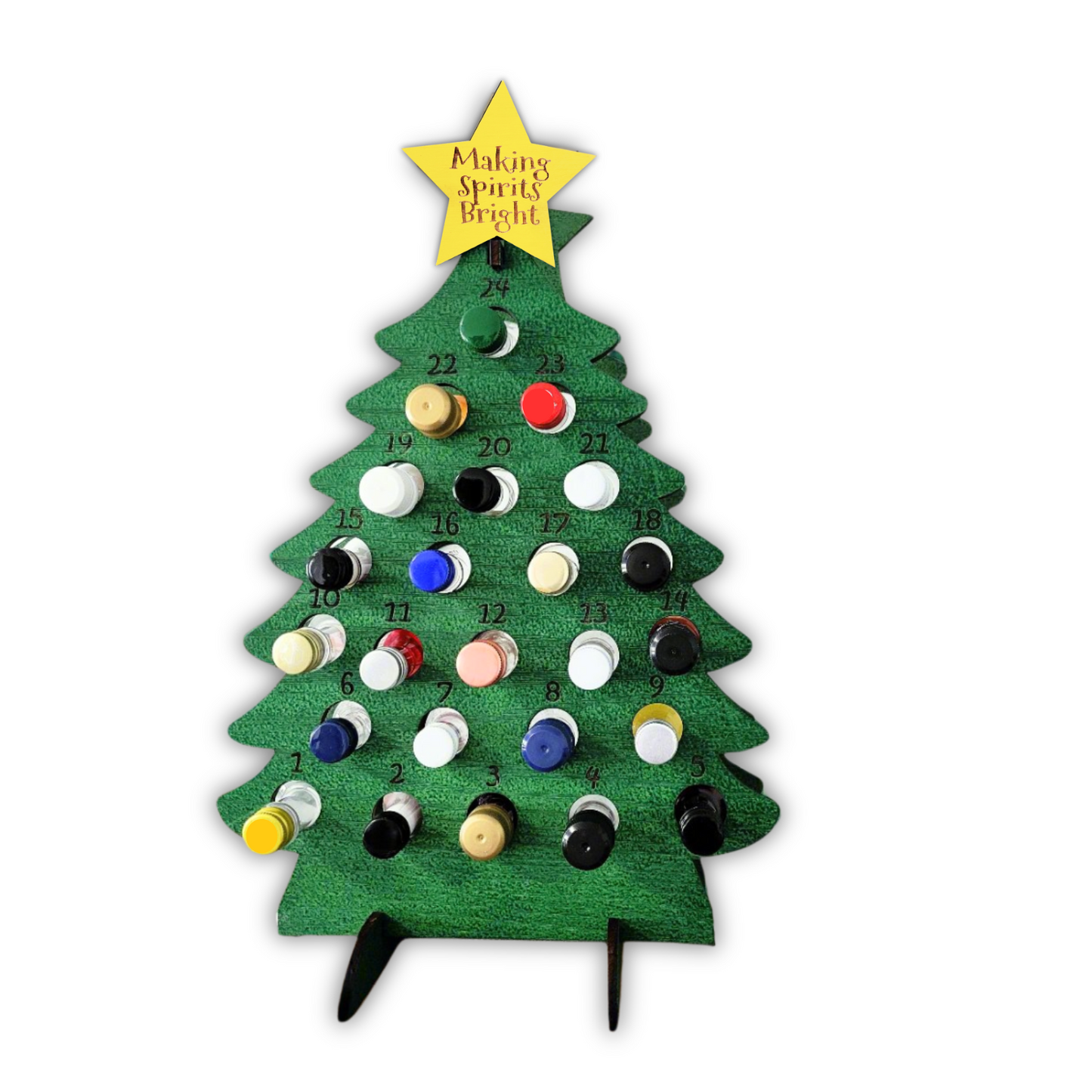 Adult Advent Christmas Calendar for Mini Liquor Bottles