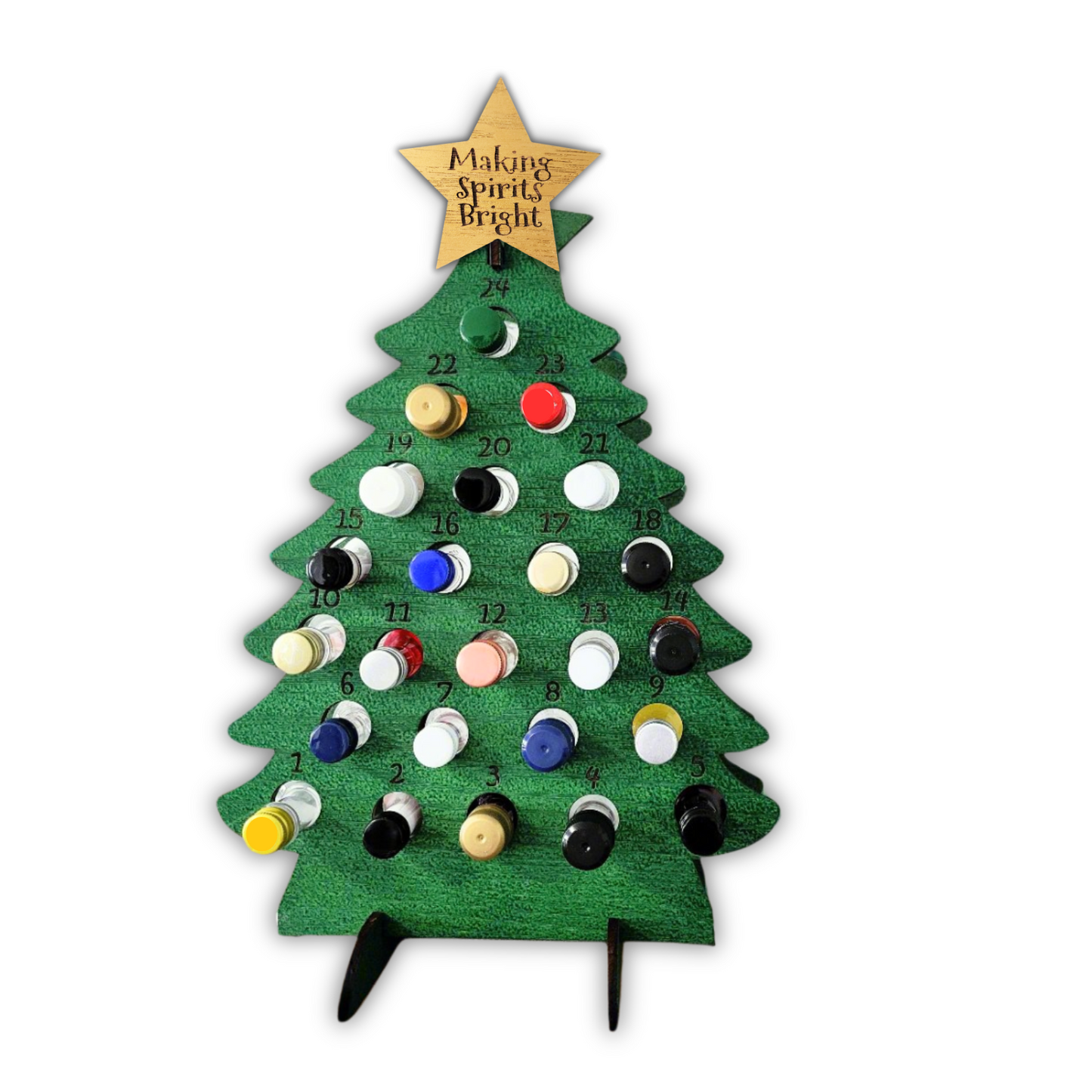 Adult Advent Christmas Calendar for Mini Liquor Bottles