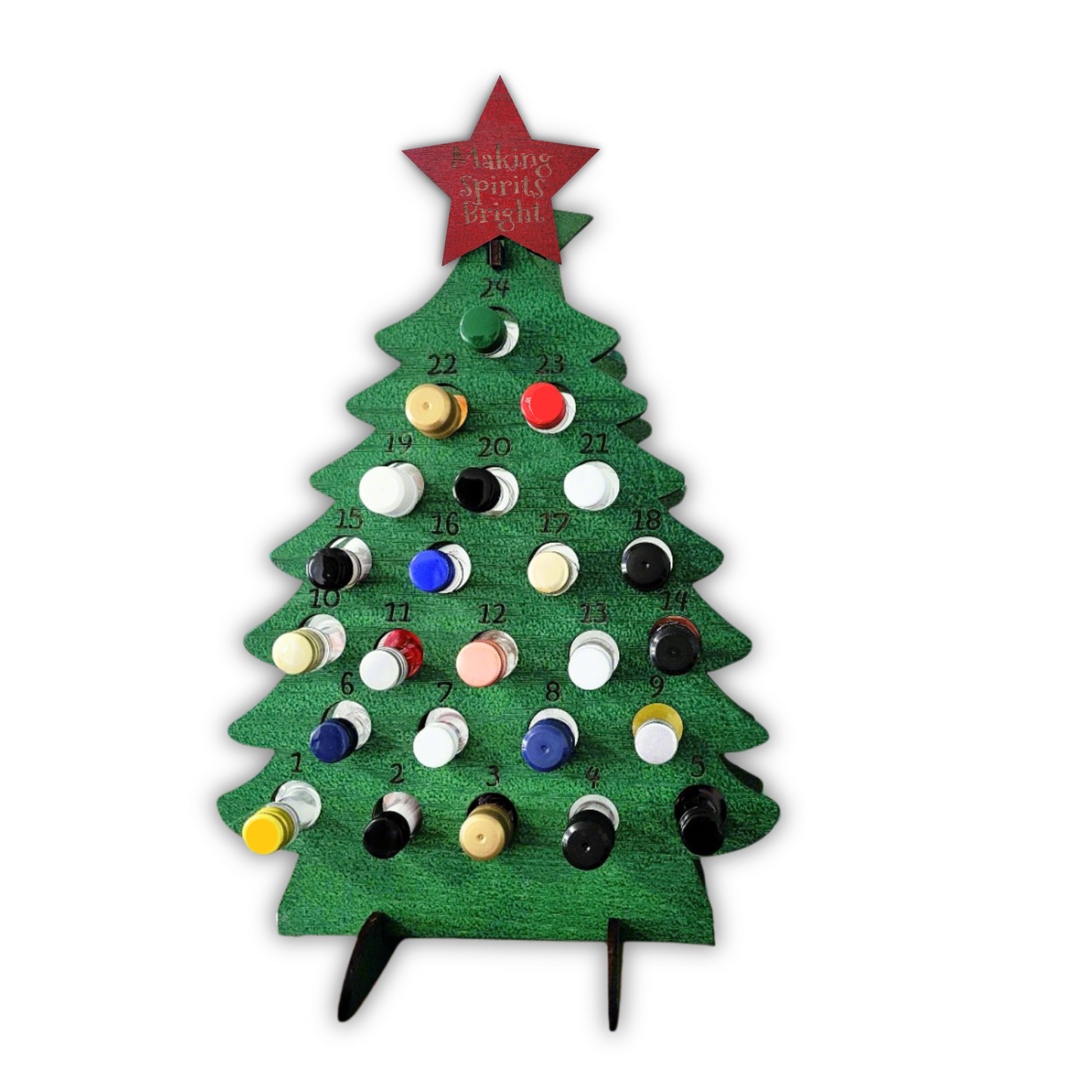 Adult Advent Christmas Calendar for Mini Liquor Bottles