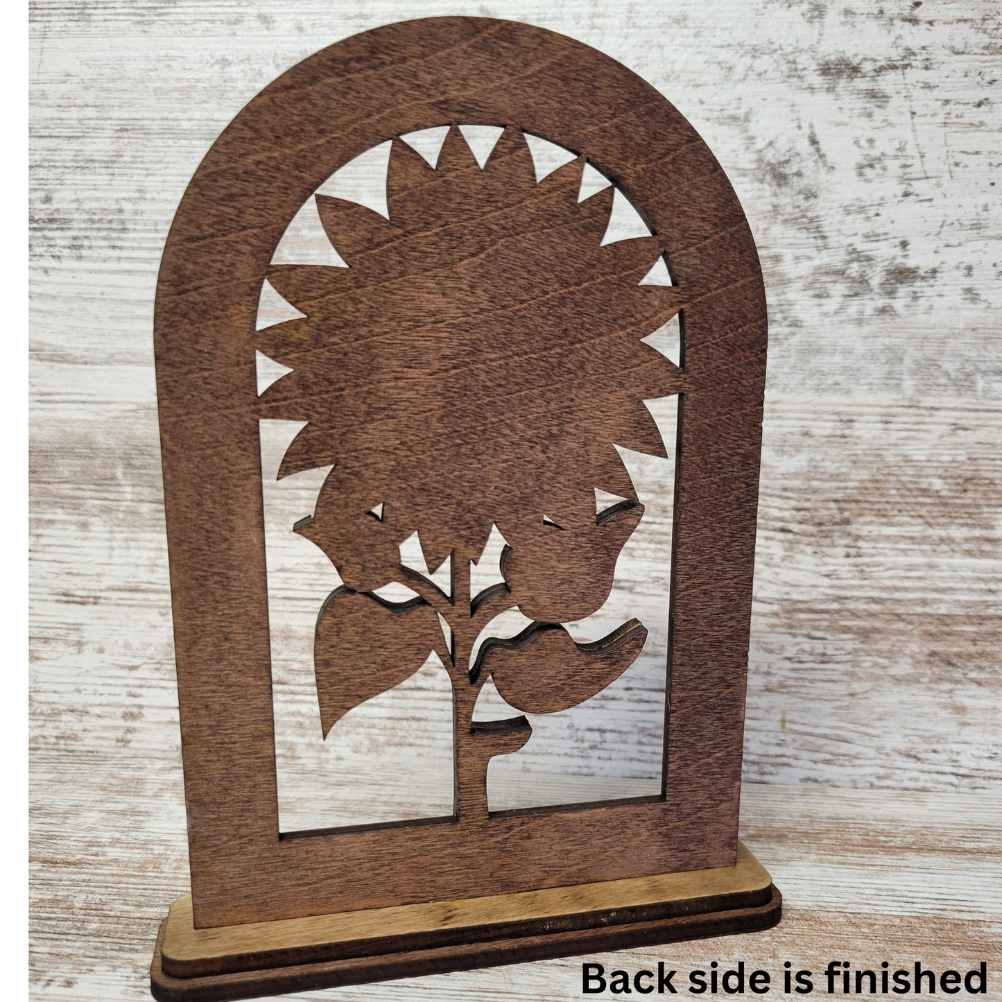 Sunflower Arch Mantle Decor