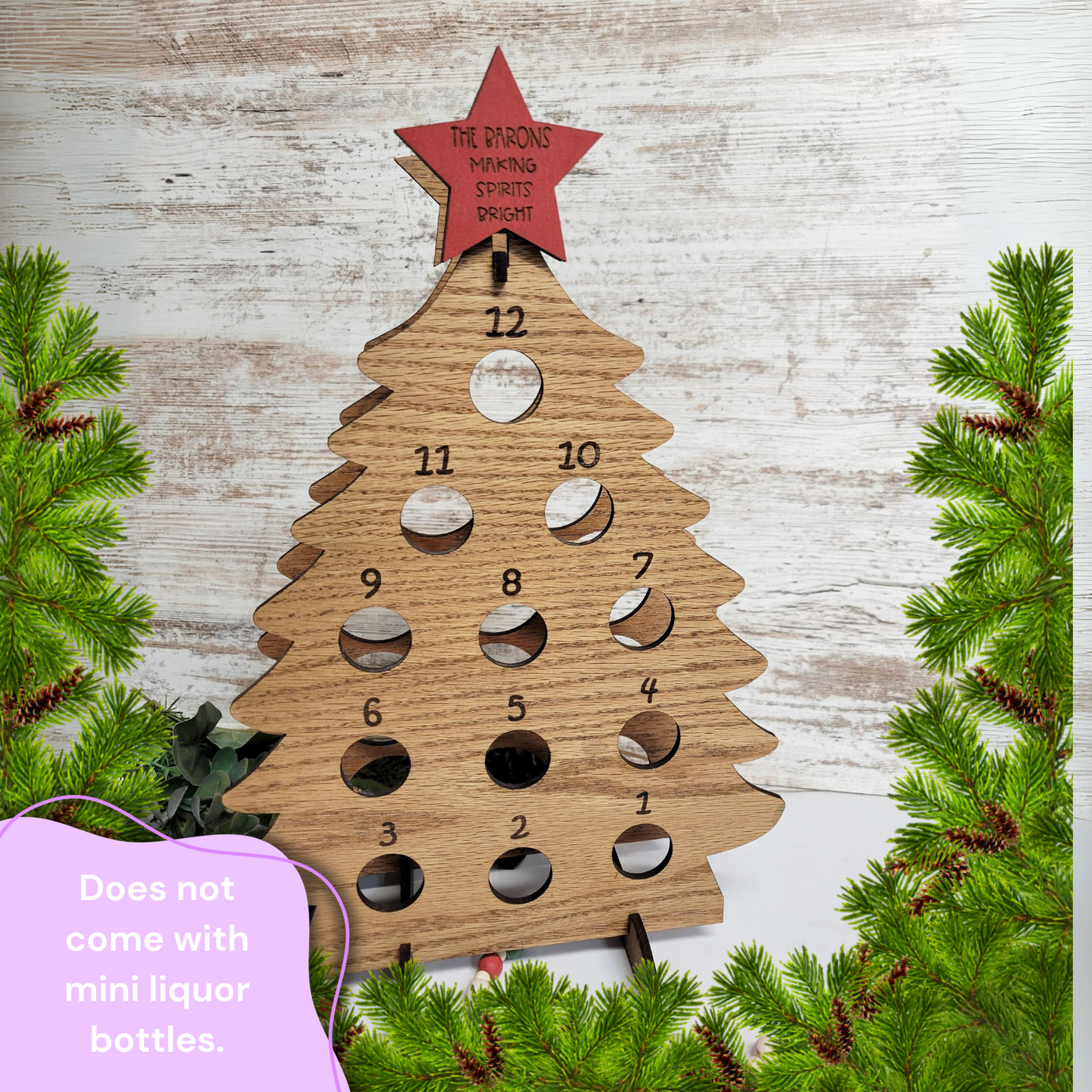 Adult Advent Calendar Mini Wine Tree