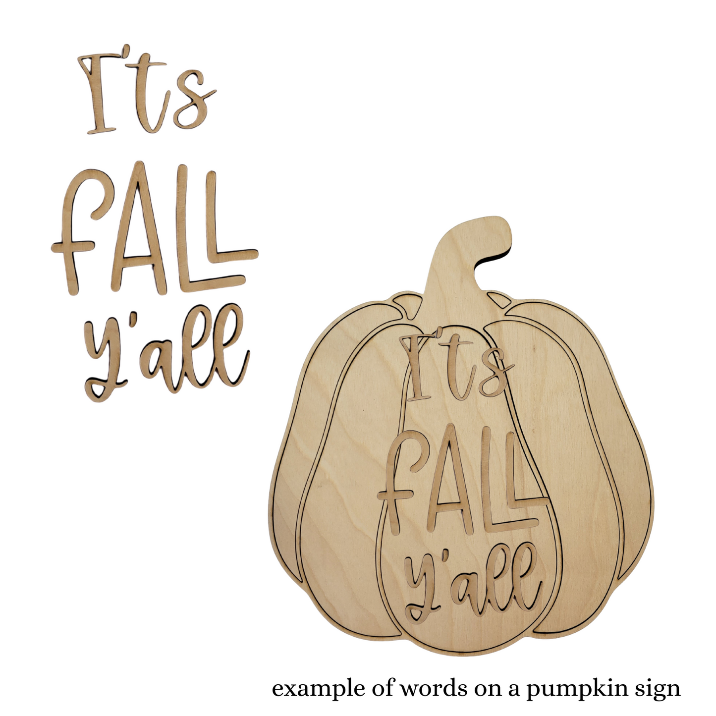 Fall Pumpkin Sign DIY Craft Project