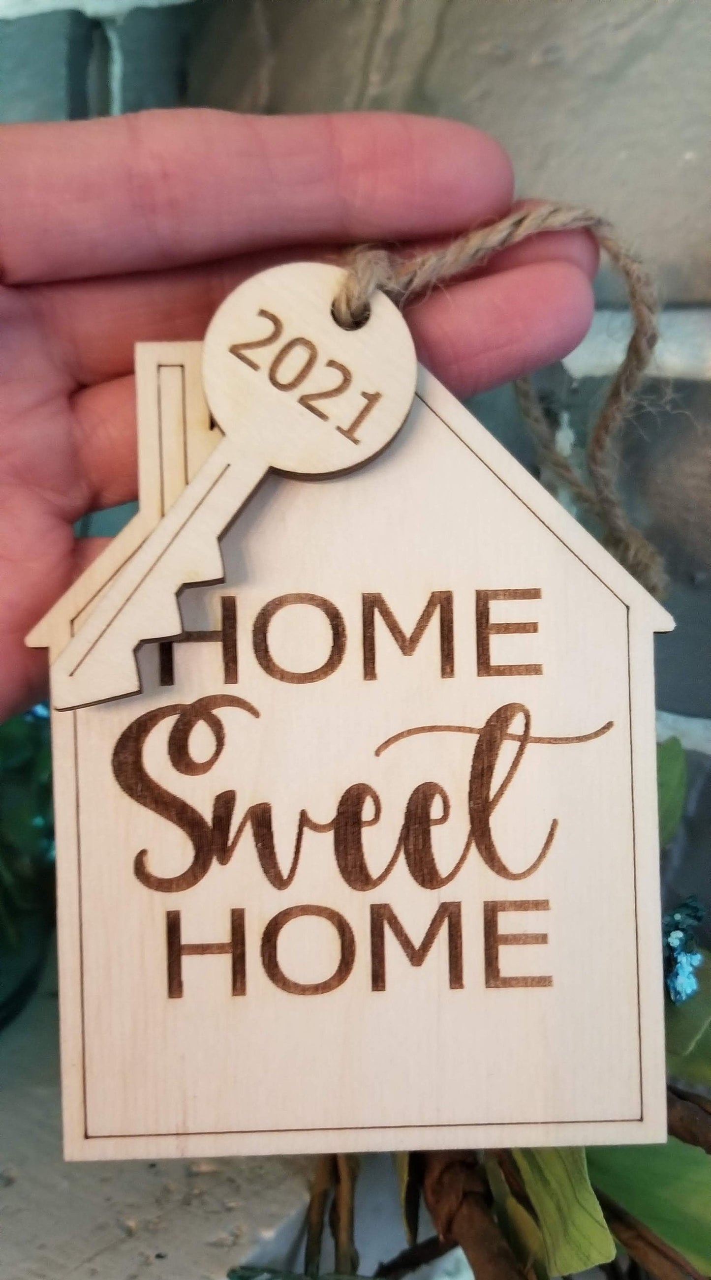 Our First Home or Home Sweet Home Christmas Ornament for 2025
