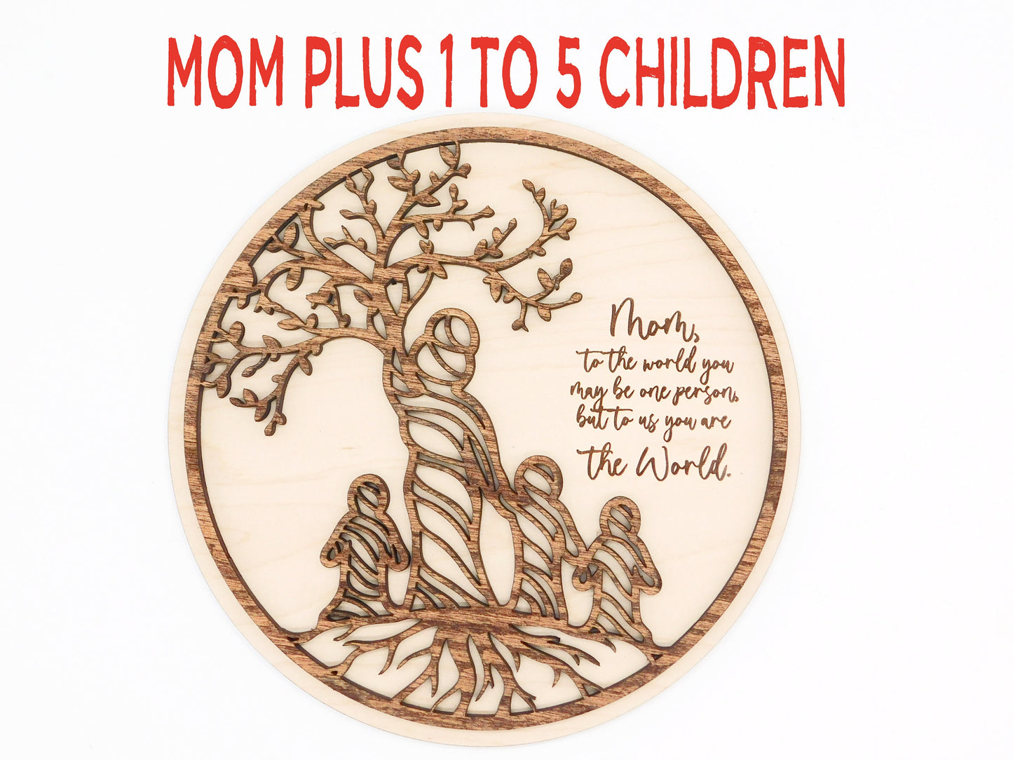 Mother Tree of Life Sign or Tiered Tray Display