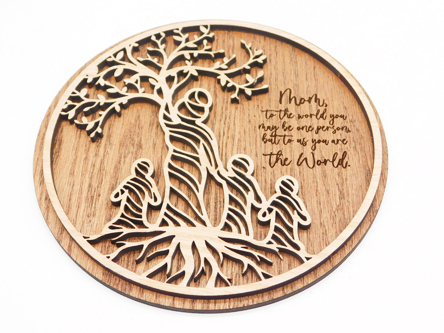 Mother Tree of Life Sign or Tiered Tray Display
