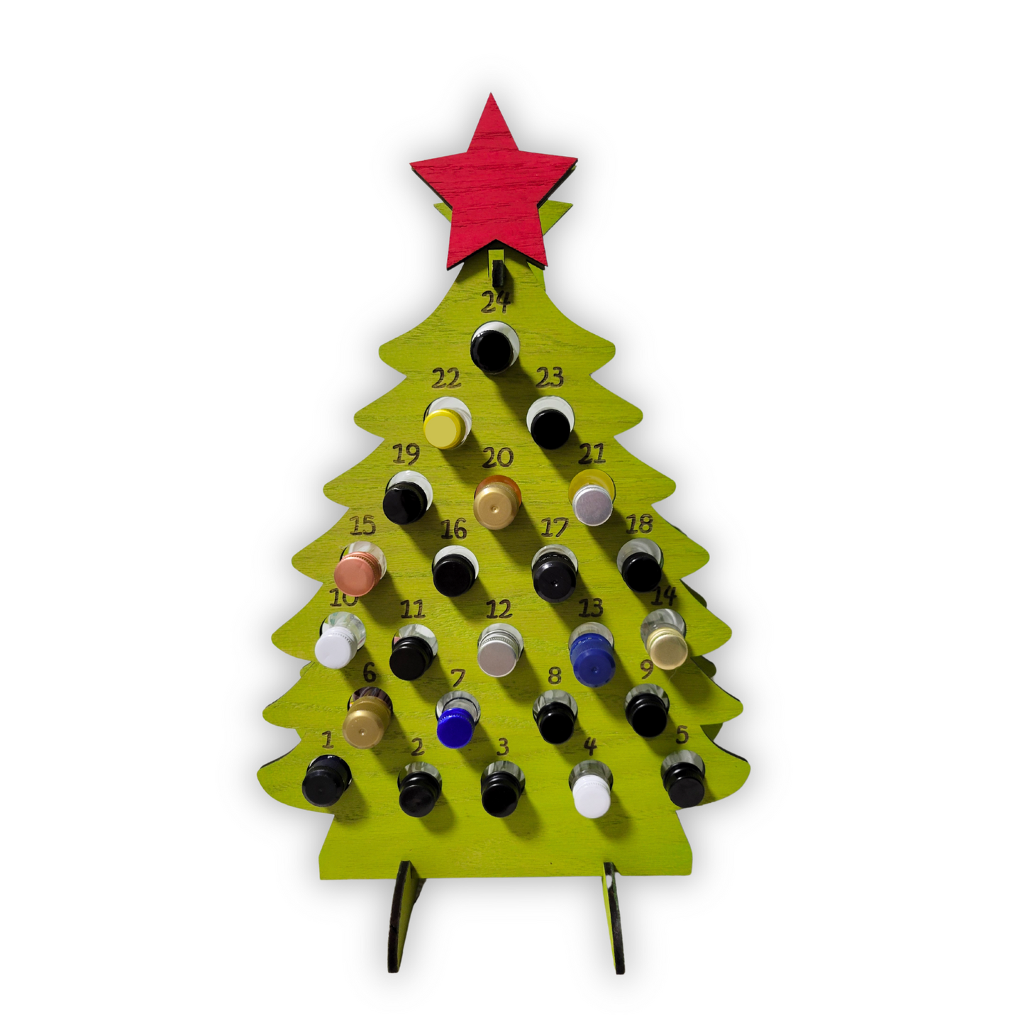 Adult Advent Christmas Calendar for Mini Liquor Bottles