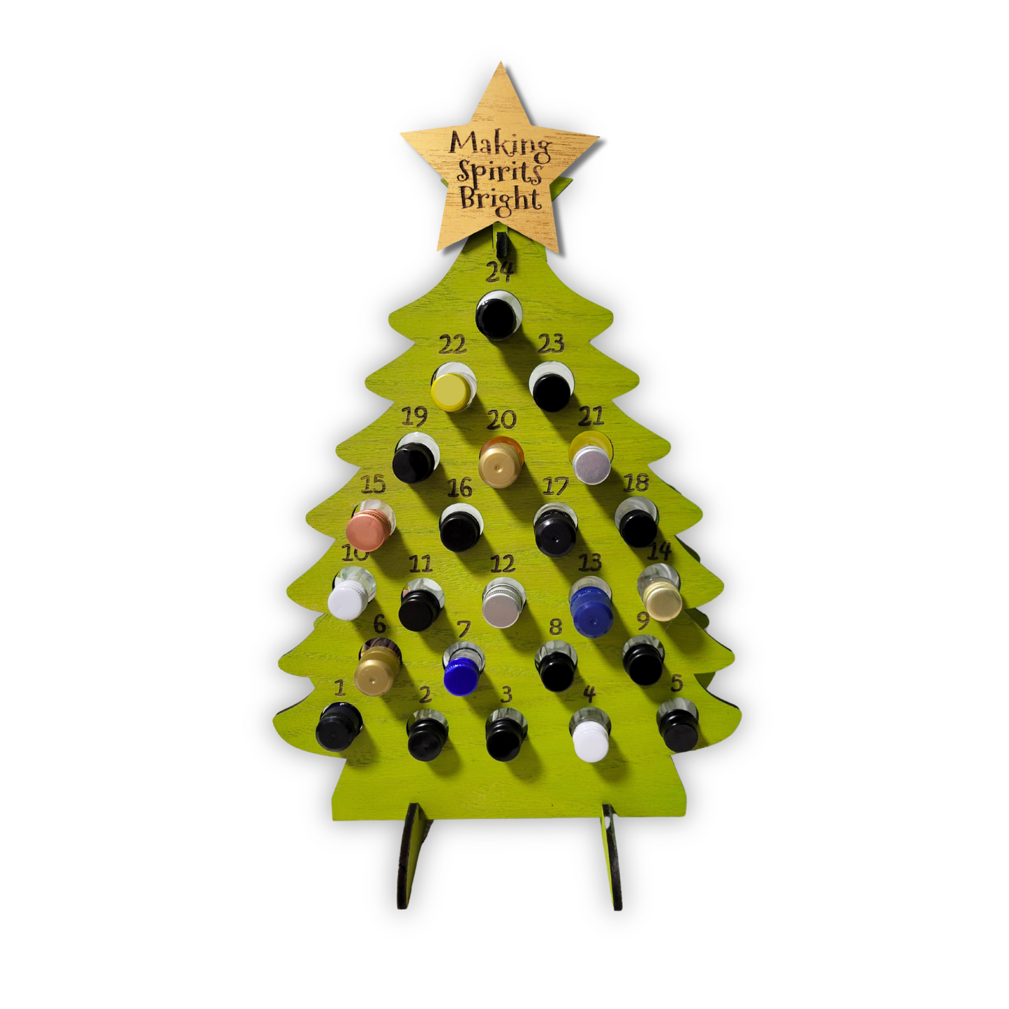 Adult Advent Christmas Calendar for Mini Liquor Bottles