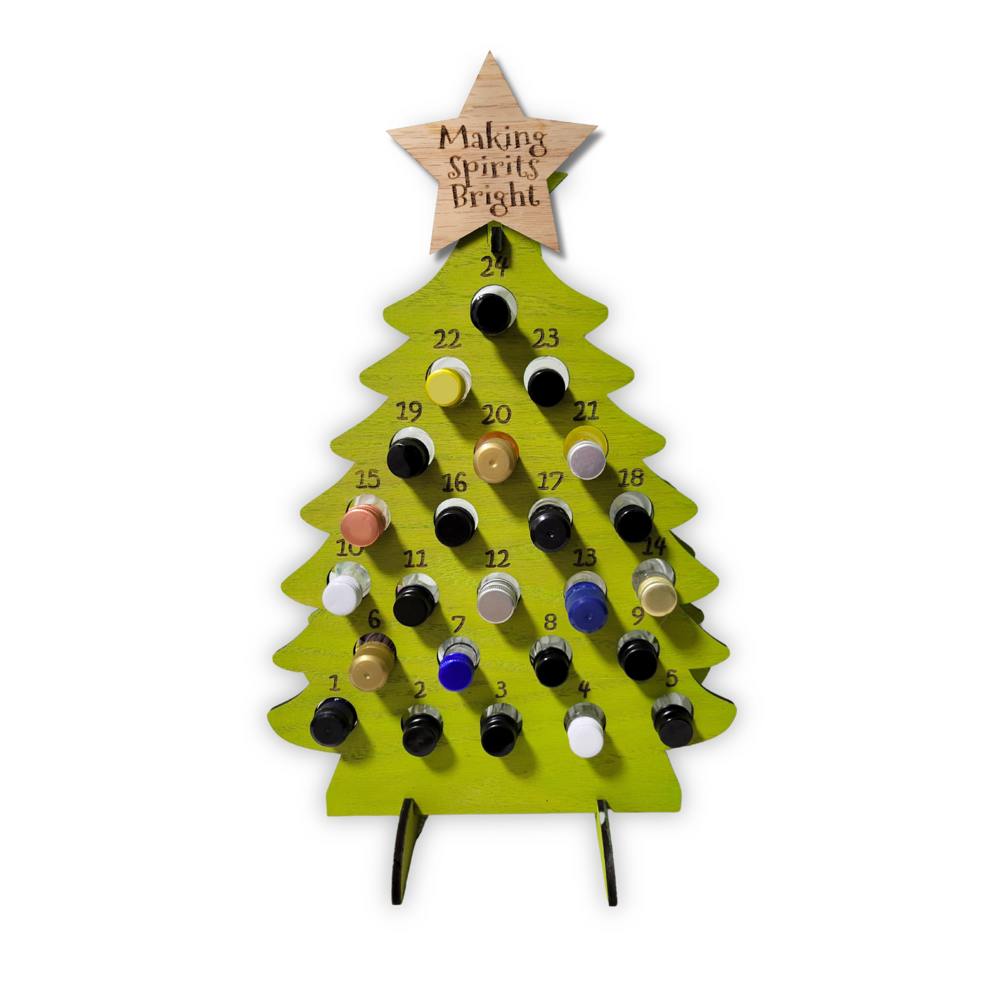 Adult Advent Christmas Calendar for Mini Liquor Bottles