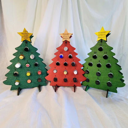12 Days of Christmas Advent Calendar for Mini Liquor Bottles