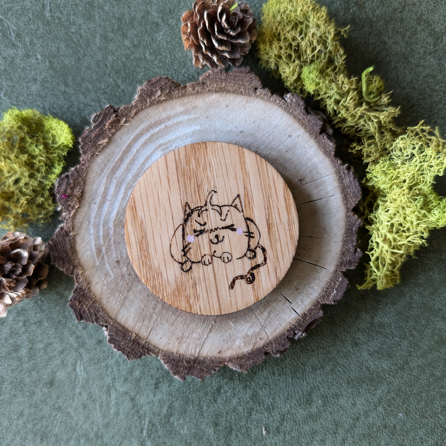 Halloween Magnets (Wood-Burned)