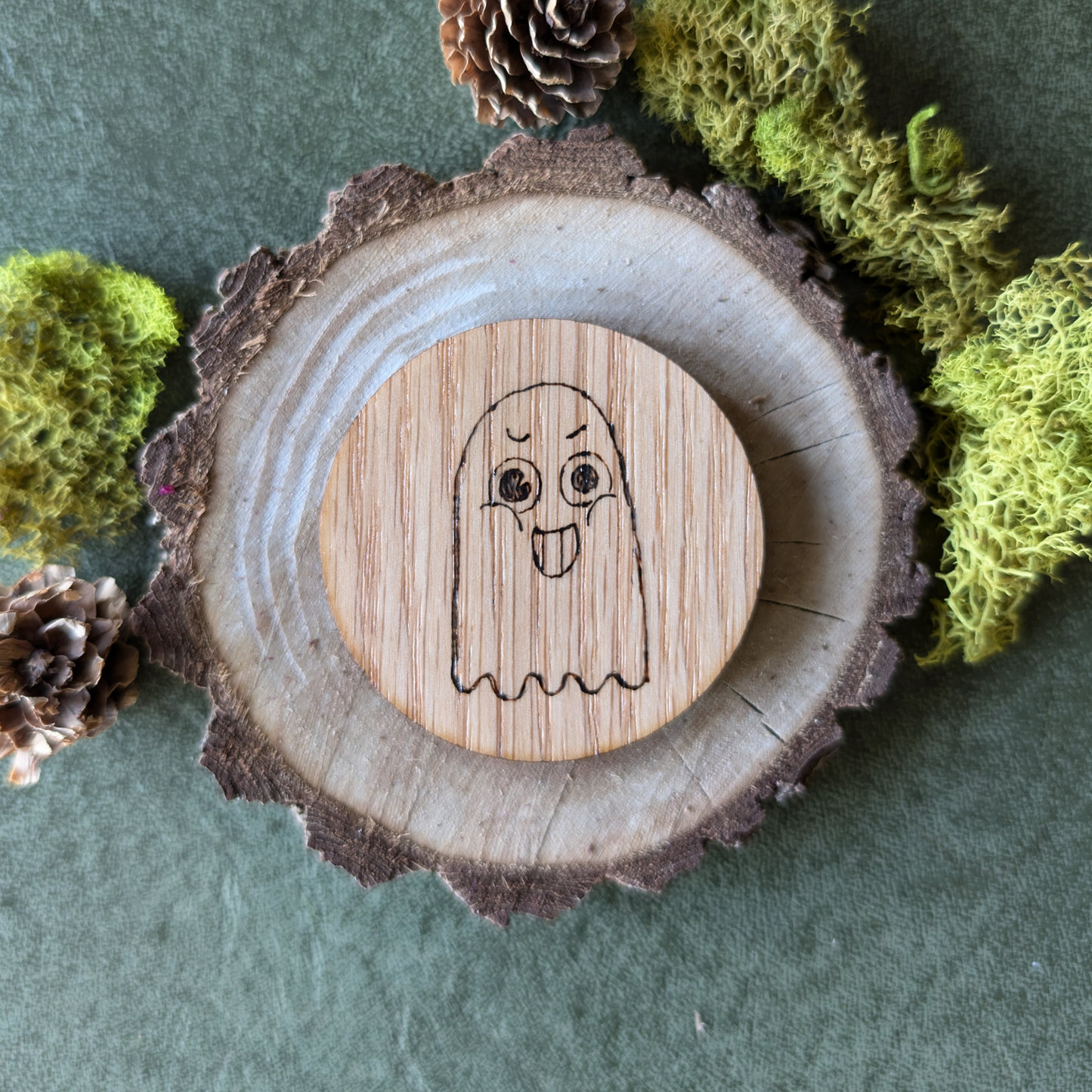 Halloween Magnets (Wood-Burned)