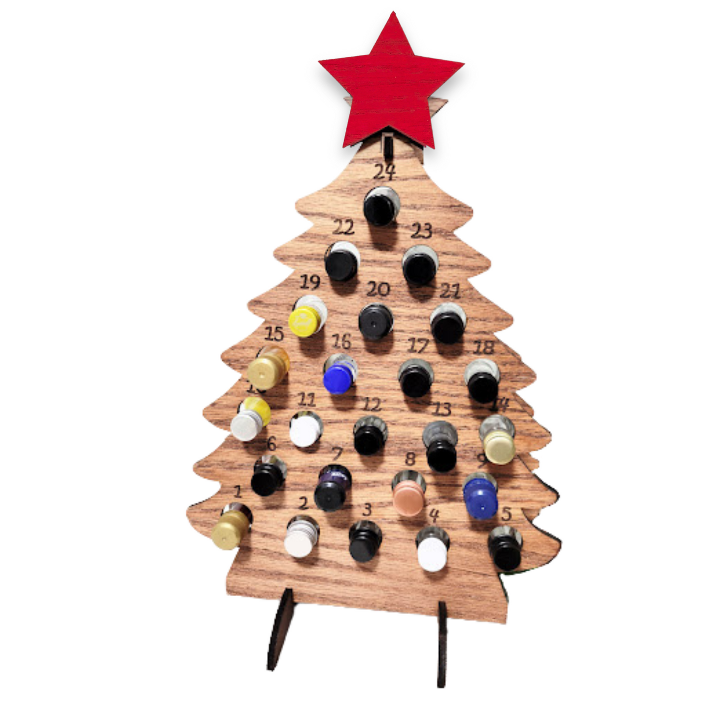 BOHO Adult Advent Christmas Calendar for Mini Liquor Bottles