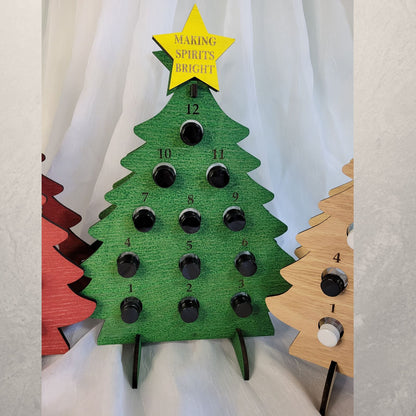 12 Days of Christmas Advent Calendar for Mini Liquor Bottles