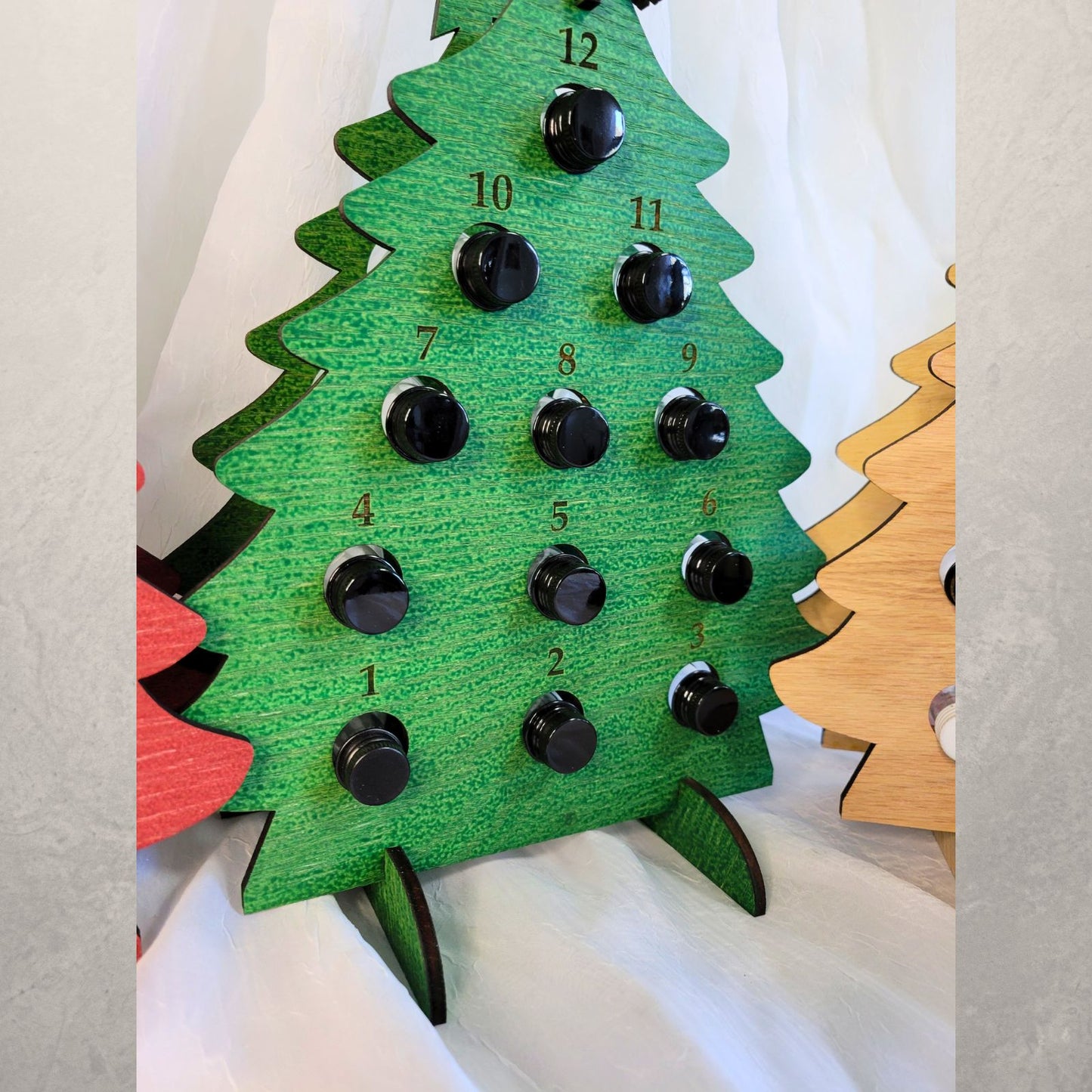 12 Days of Christmas Advent Calendar for Mini Liquor Bottles