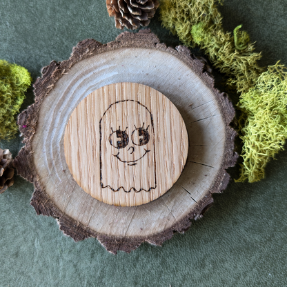 Halloween Magnets (Wood-Burned)