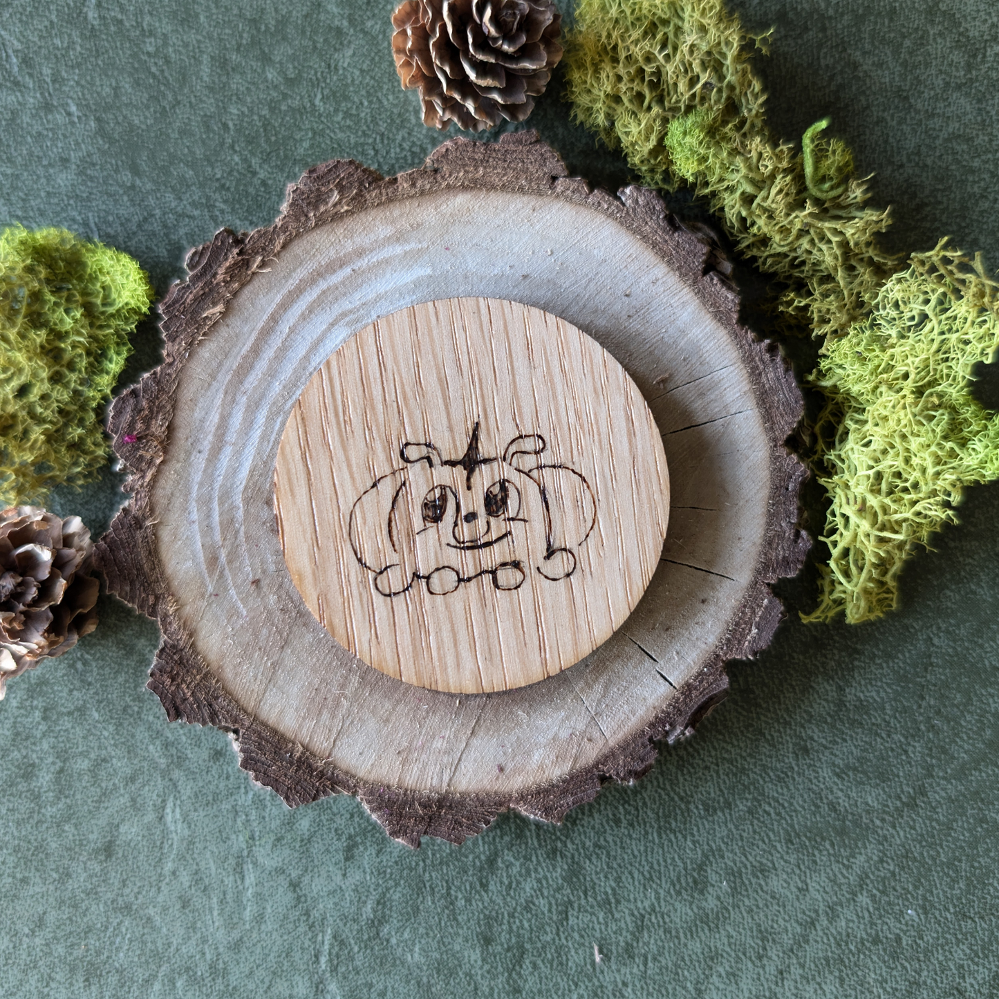 Halloween Magnets (Wood-Burned)