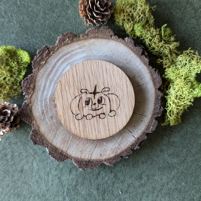 Halloween Magnets (Wood-Burned)