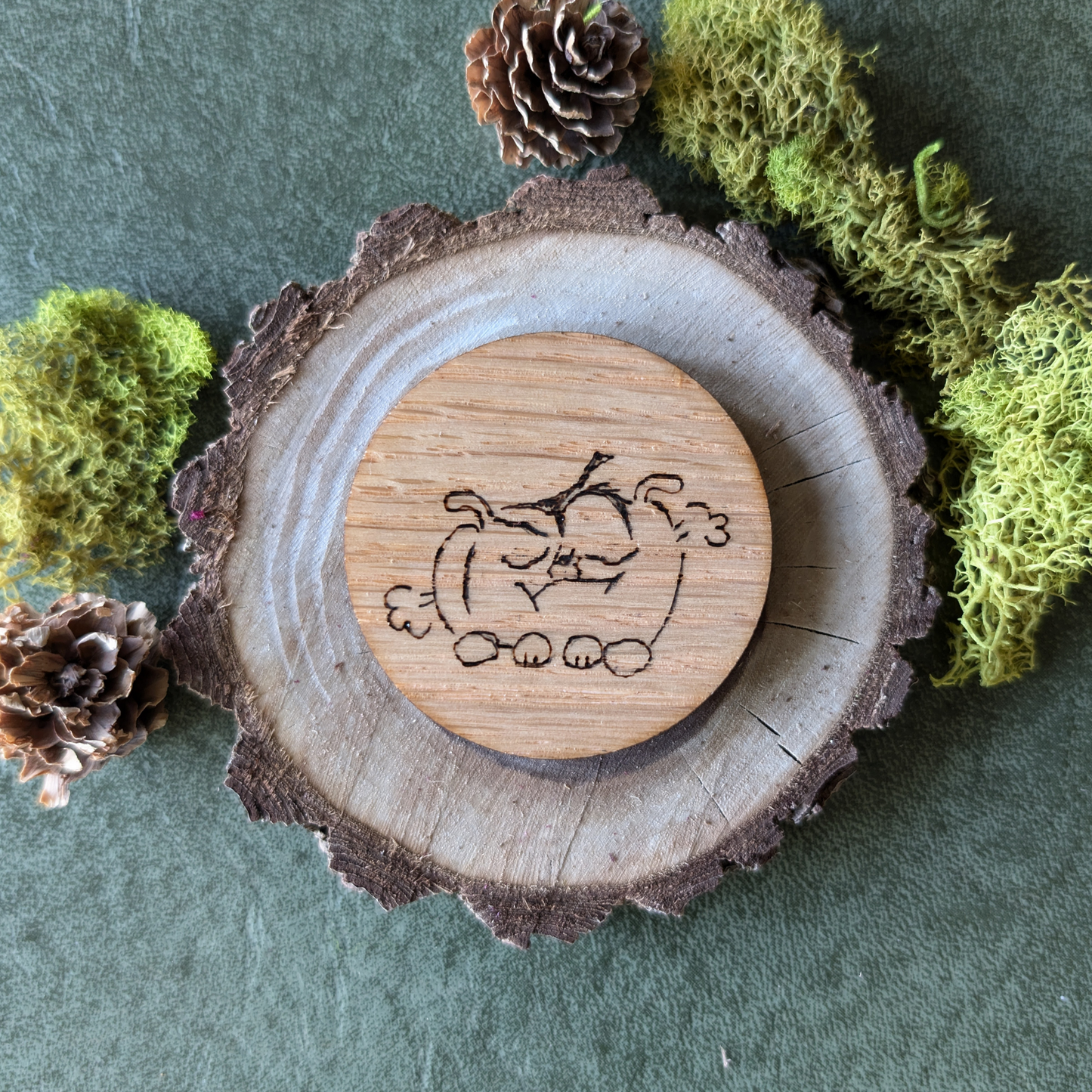 Halloween Magnets (Wood-Burned)