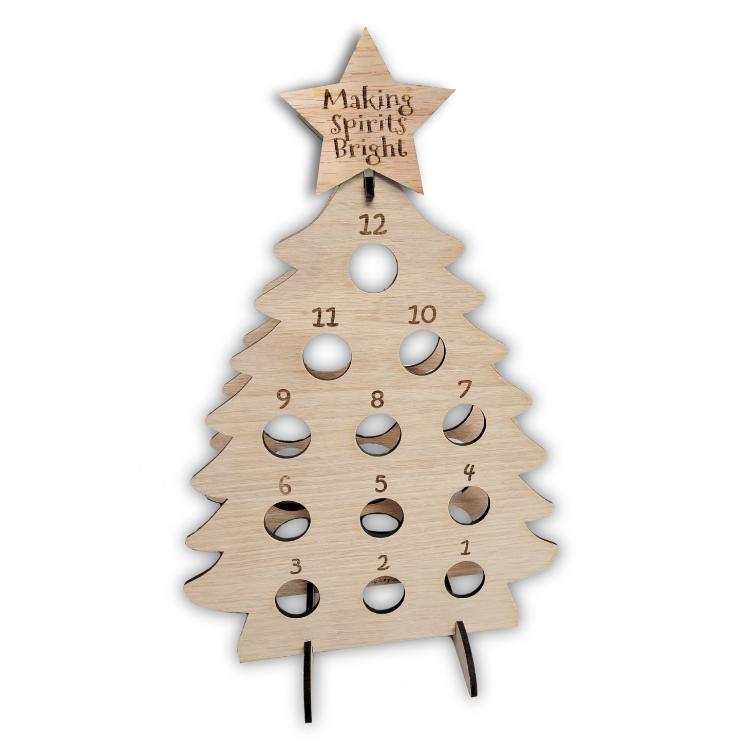 BOHO Adult Advent Calendar Mini Wine Tree
