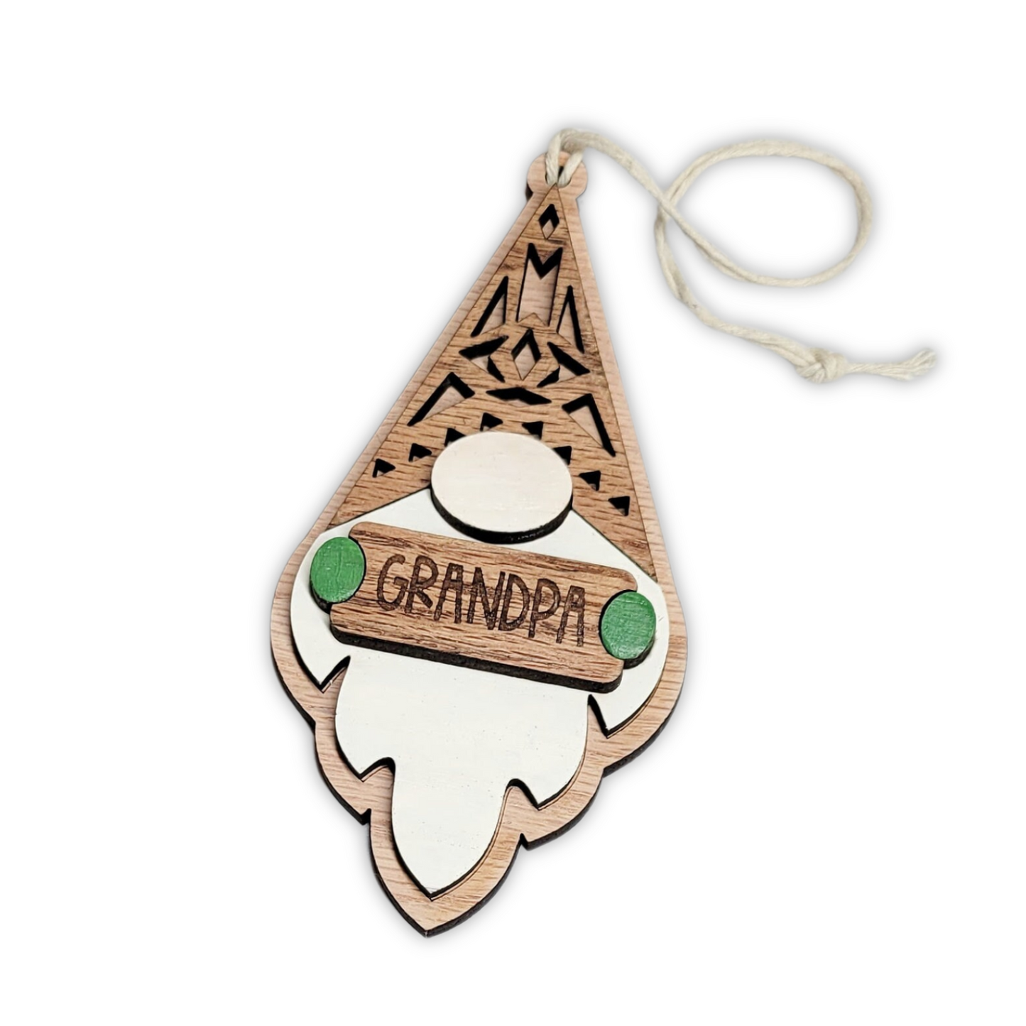 2025 Personalized Boho Gnome Ornament
