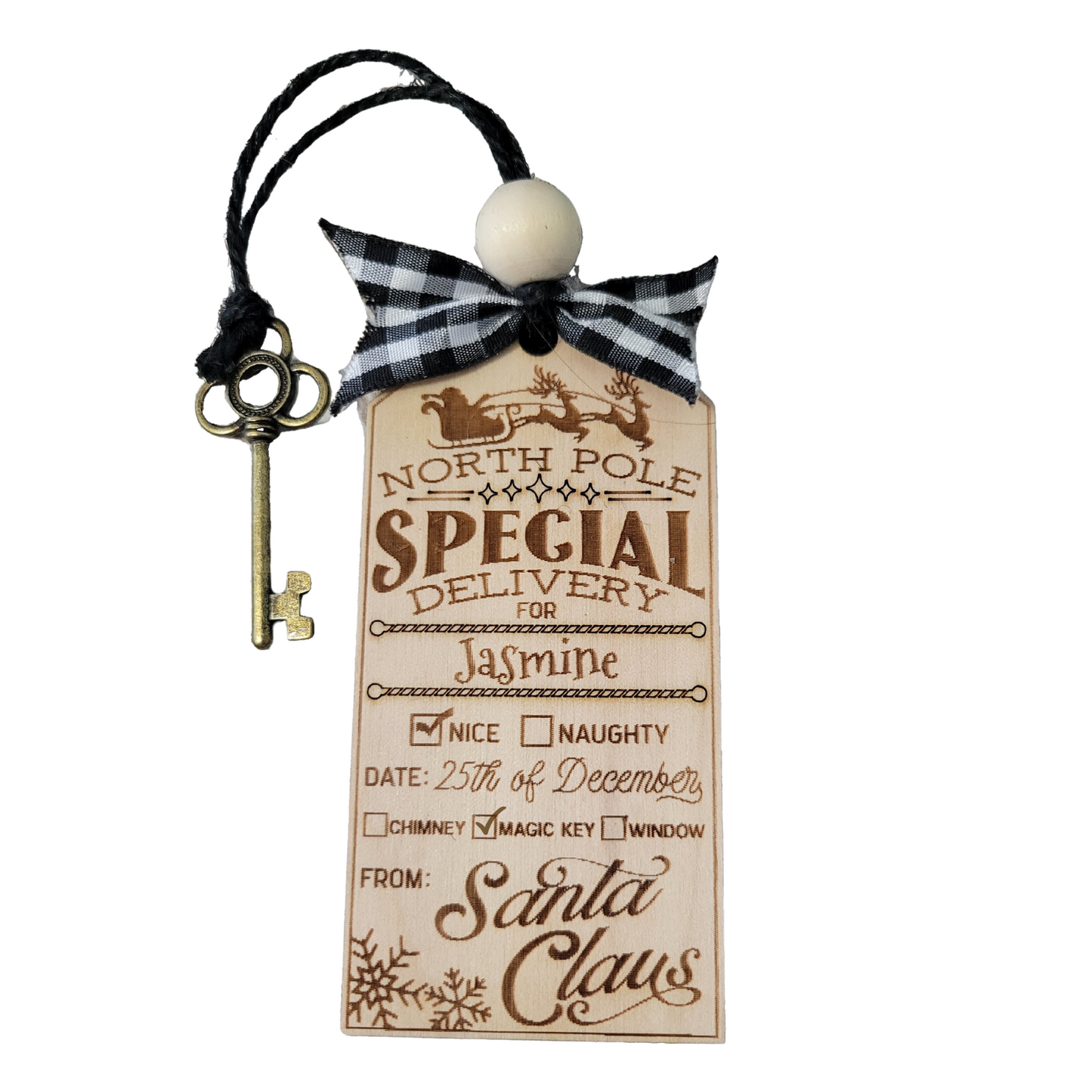 Personalized Special Delivery Stocking Gift Tag