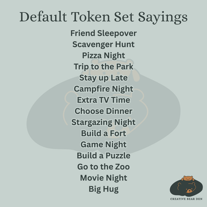 Reward Tokens for Valentines Day