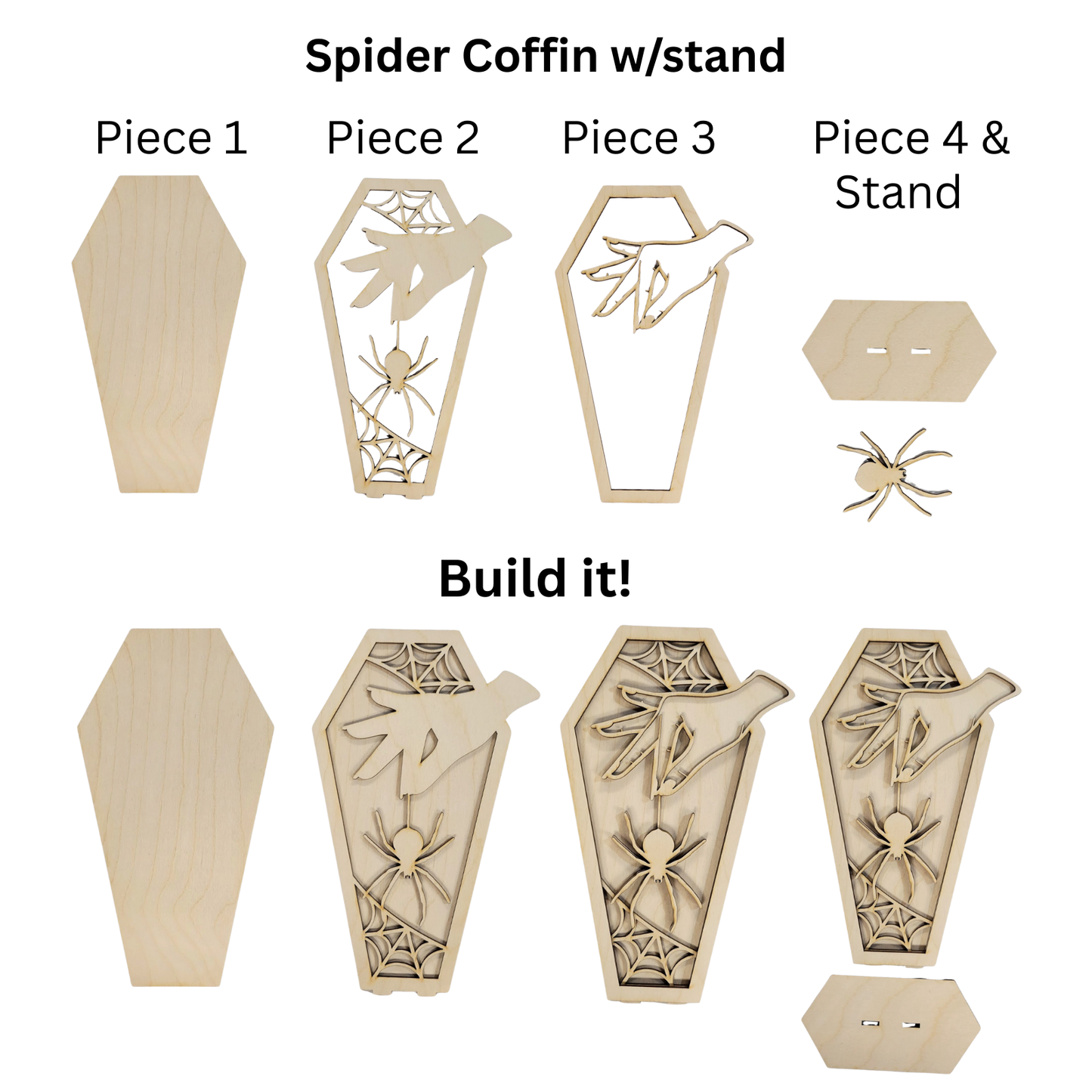 PICK YOUR POISON, Coffin DIY Craft Project Kit