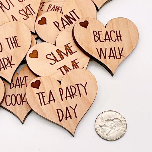 Family Activity Tokens for Valentine's Day or Rewards for Kids