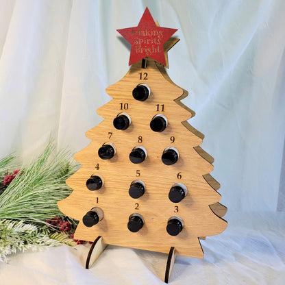12 Days of Christmas Advent Calendar for Mini Liquor Bottles