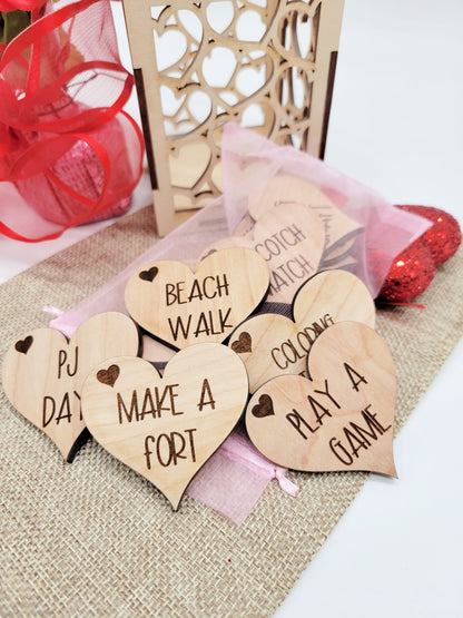 Family Activity Tokens for Valentine's Day or Rewards for Kids
