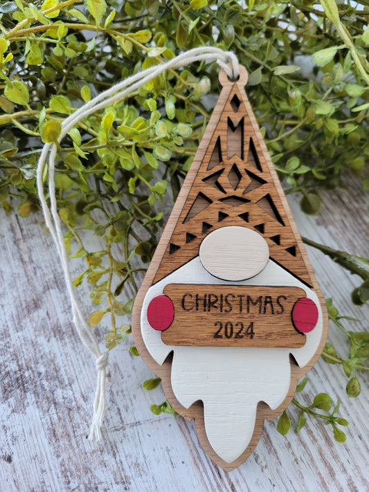 2025 Personalized Boho Gnome Ornament