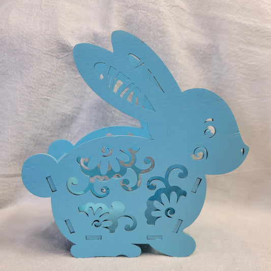 Wooden Bunny Easter Basket