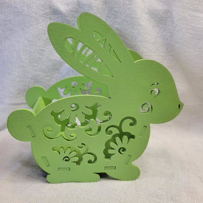 Wooden Bunny Easter Basket