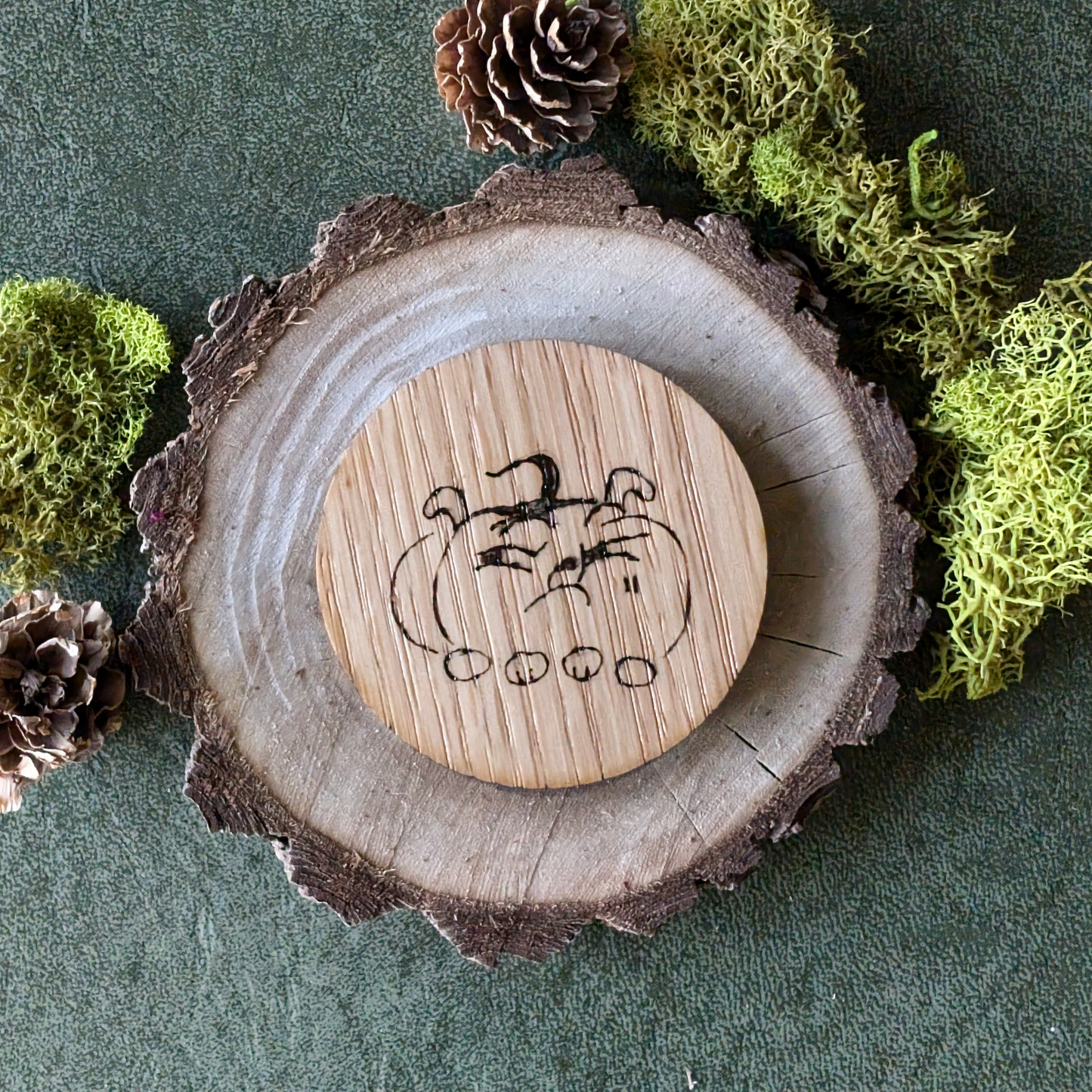 Halloween Magnets (Wood-Burned)