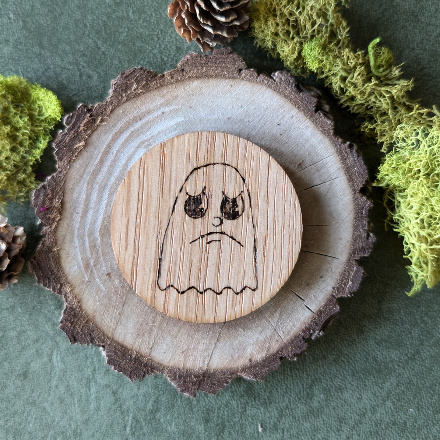 Halloween Magnets (Wood-Burned)