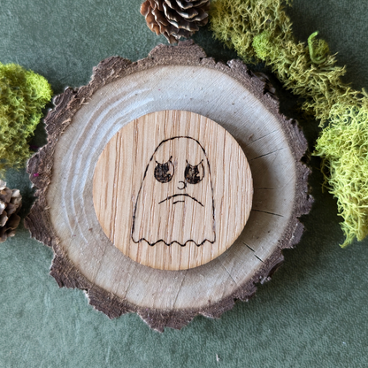Halloween Magnets (Wood-Burned)