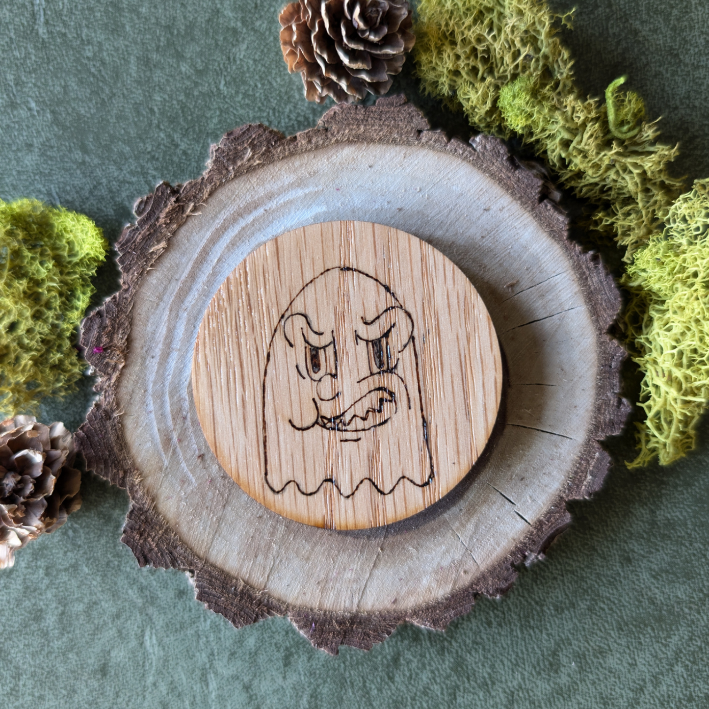 Halloween Magnets (Wood-Burned)