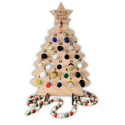 Large Adult Advent Christmas Calendar for Mini Liquor Bottles